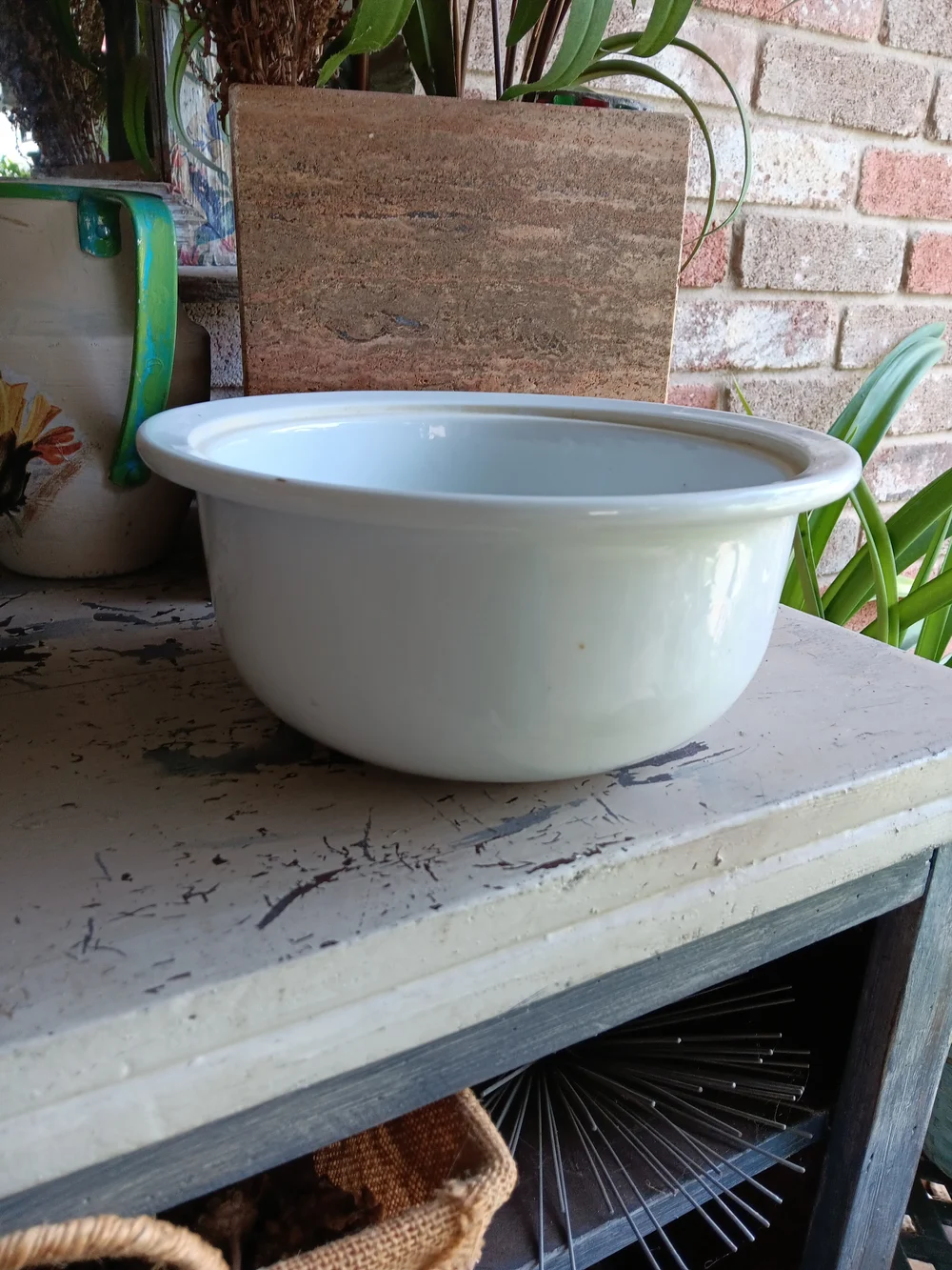 Taylor & NG Vintage Stoneware Bowl Dutch Oven Japan RARE